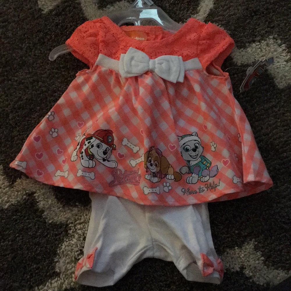 Nickelodeon dress and shorts!